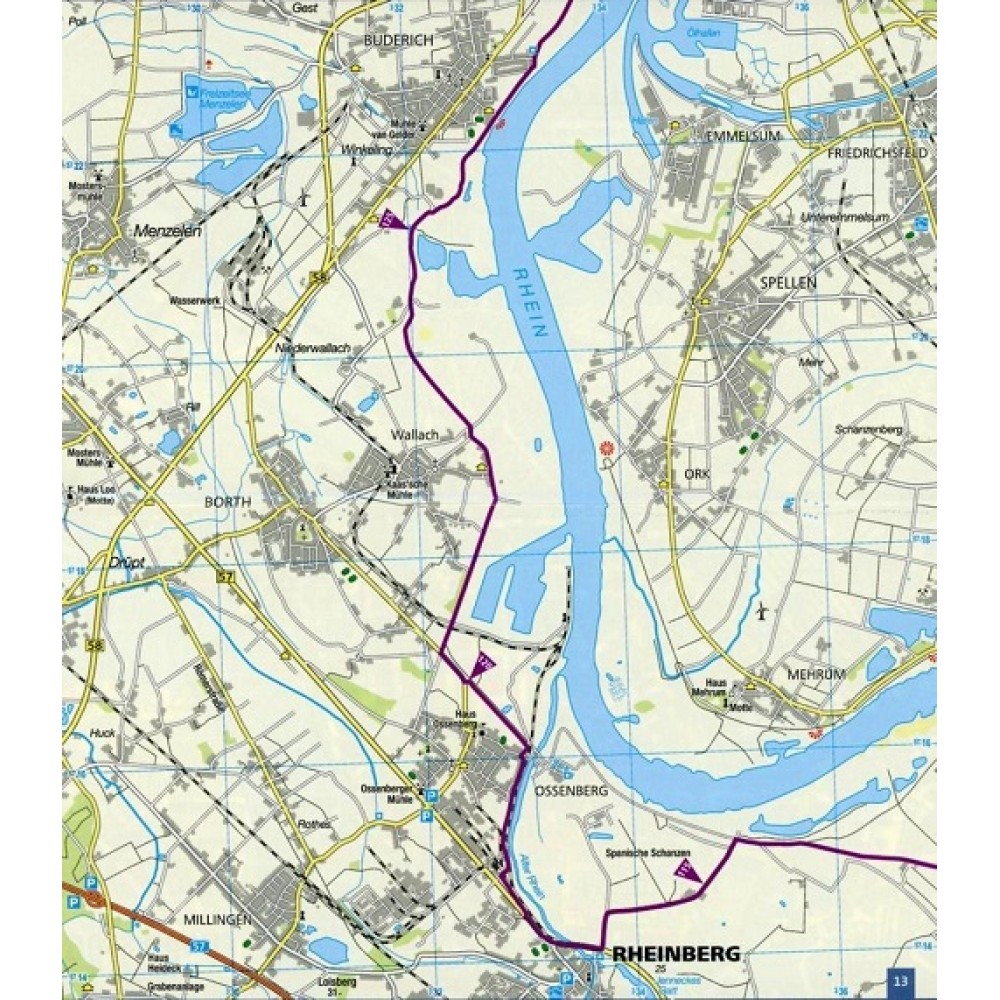 Rheinradweg 3 Kompass Köln-Rotterdam